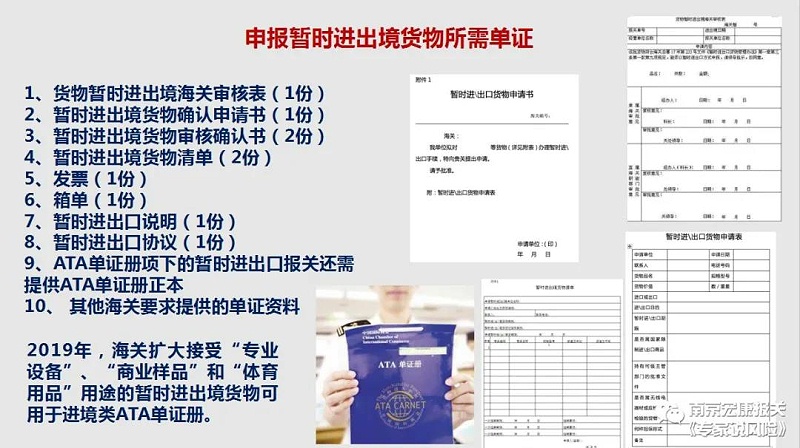 暫時進出境貨物